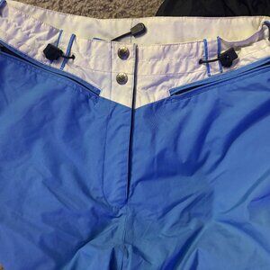 NWOT Roxy Quicksilver Boardwear Girls Blue Snowboard Snow Pants L